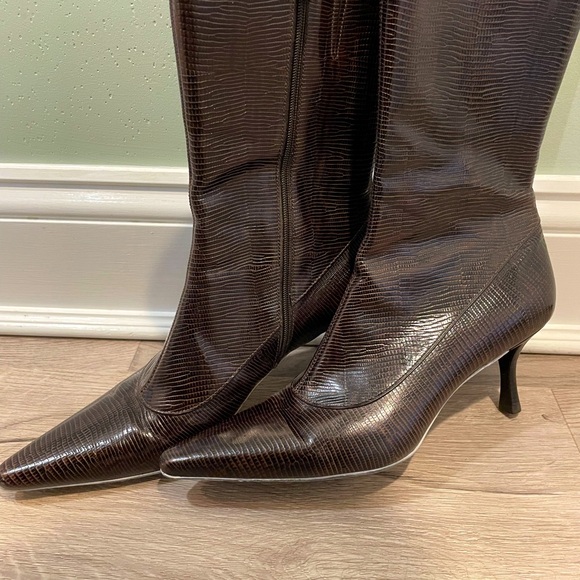 Cole Haan pointy boots sz 7.5B - Picture 4 of 6